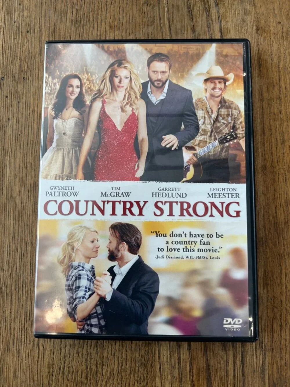 Country Strong 2010 Movie DVD Drama Gwyneth Paltrow Tim McGraw Pre-Owned